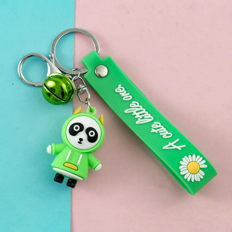 

Creative Cute Cartoon Keychain Metal Jewelry Animal Panda Keychain Girls Bag Ornaments Accessories Gift 2020