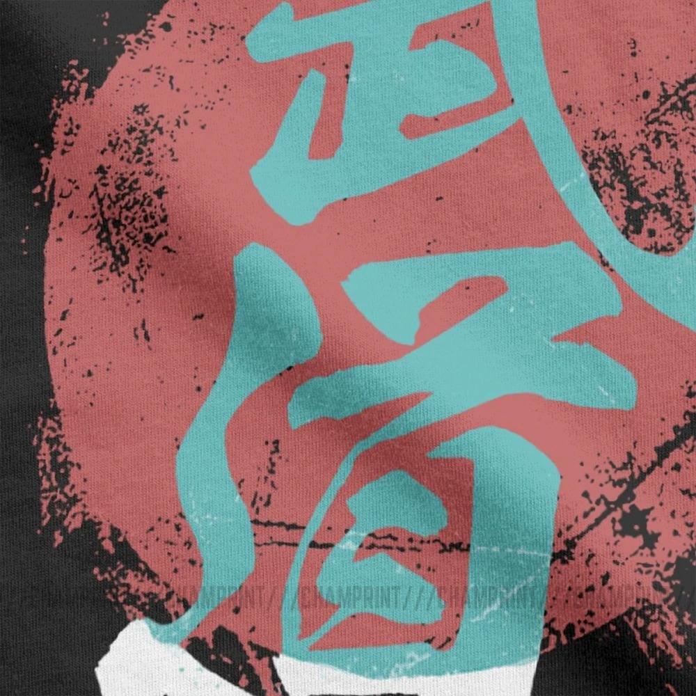 Футболка мужская с японским Kanji Budo уличная одежда в стиле Харадзюку для боевых