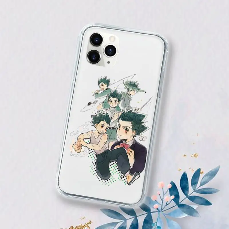 

Anime Hunter x Hunters Phone Case Transparent for iPhone 11 12 mini pro XS MAX 8 7 6 6S Plus X 5S SE 2020 XR