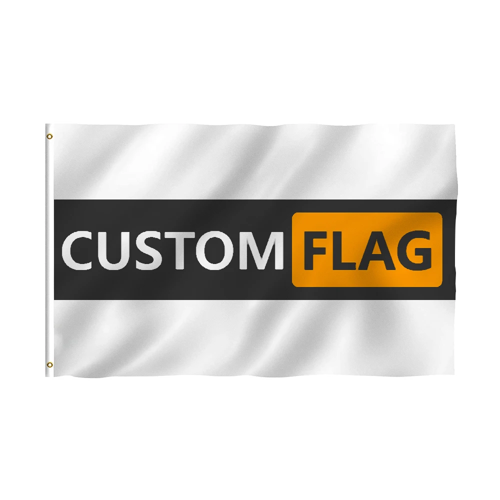 

Custom Canvas Print Flag 100D Polyester Customized Design Logo Name Banner Advertising Decoration Factory Direct Customization