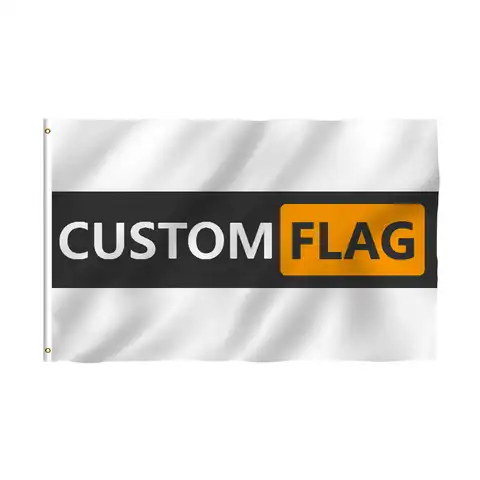 Индивидуальный холщовый Печатный флаг 100D полиэстер индивидуальный дизайн логотип имя баннер рекламное украшение Прямая поставка с завода