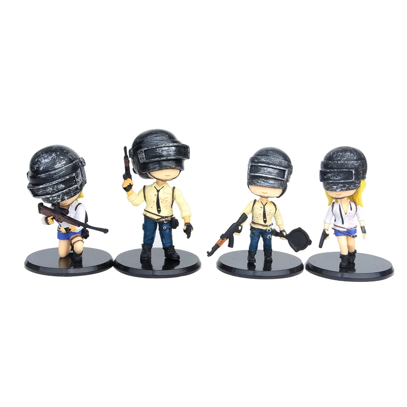 Популярная игра Playerunknown's BattleGrounds PUBG Q версия ПВХ Фигурки игр коллекционные