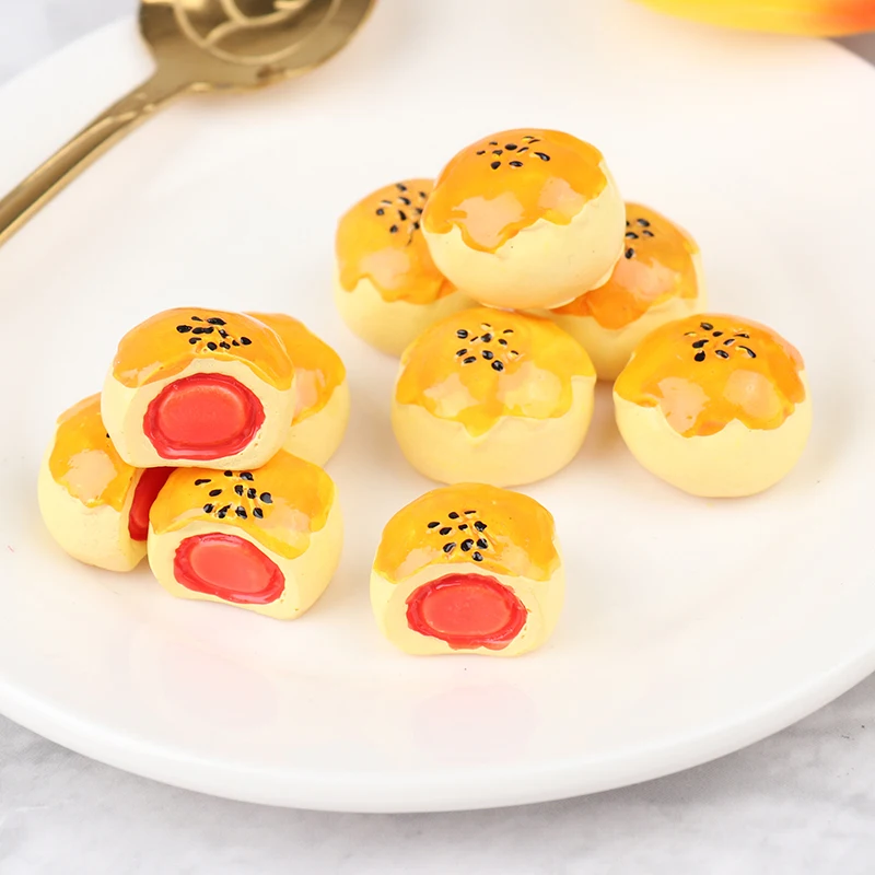 

Новинка, 5 шт., миниатюрный пуховик яичного желтка, игрушечный подарок, милый кукольный домик 1:12, Миниатюрные аксессуары для кукольного доми...