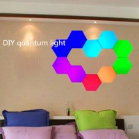 diy household color quantum light led modular sensitive touch light indoor lighting bedroom decoration magnetic night light