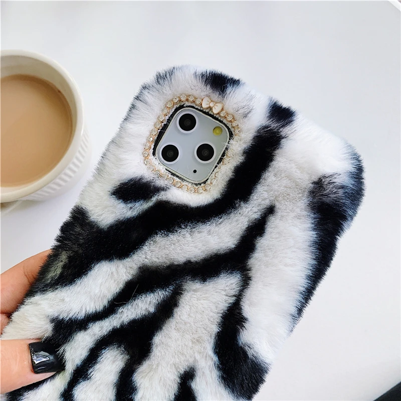 С леопардовым принтом пышная юбка с под зебру и рисунком плюшевый чехол для huawei