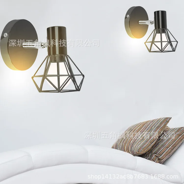 

crystal wall lamp glass wall sconces iron led bedside bedroom bedside living room wall lights for home lampara pared wall lamp