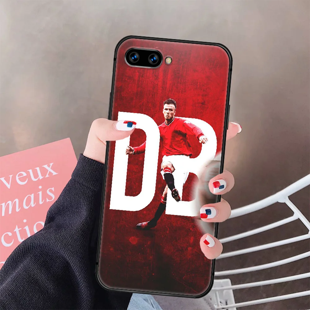 

David Beckham 7 Football Phone Case Cover Hull For HUAWEI Honor 8 8c 8a 8x 9 9a 9x V10 MATE 10 20 I Lite Pro black Back Luxury