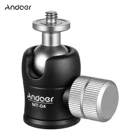 Мини шаровая Головка Andoer 360 градусов, шаровая Головка со стандартным винтом 14 для крепления DSLR камер, штатив для фотографии, аксессуары