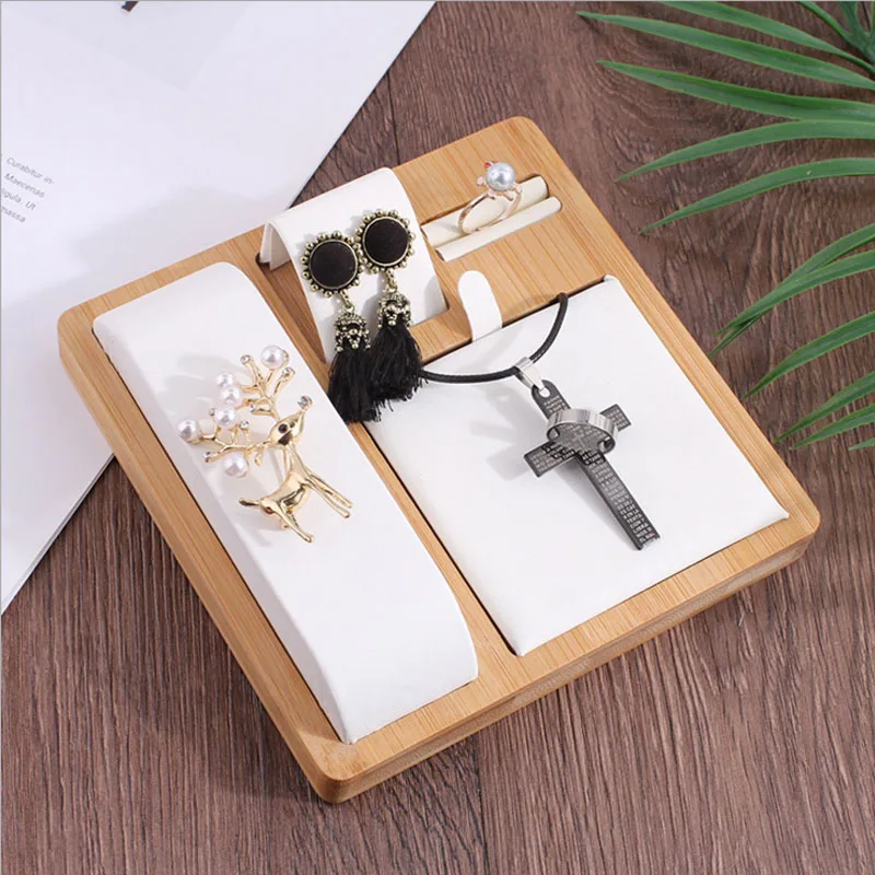 Изделия из бамбука и дерева украшения реквизит Дисплей стойки простой High-end