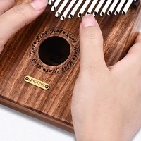 thumb piano kalimba 17 key solid wood gift high quality portable keyboard kalimba key fingers teclado music instrument de50mz