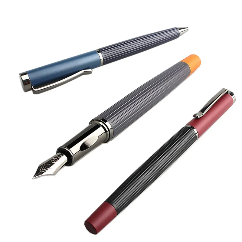 

1Pcs Luxury Metal Fountain Pen Elegant Retro Morandi Color Excellent Business Office Student School stationery Pen
