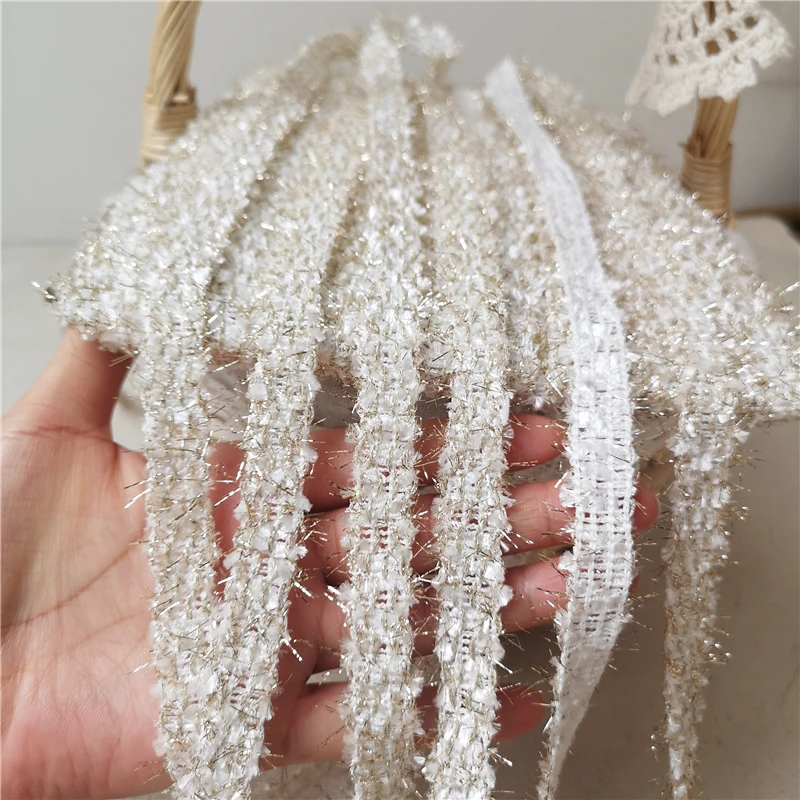 5 ярдов новый многоцветный самостоятельный черно-белый цвет маленький ароматный стиль одежды горловина воротника плетеные кружевные аксессуары.