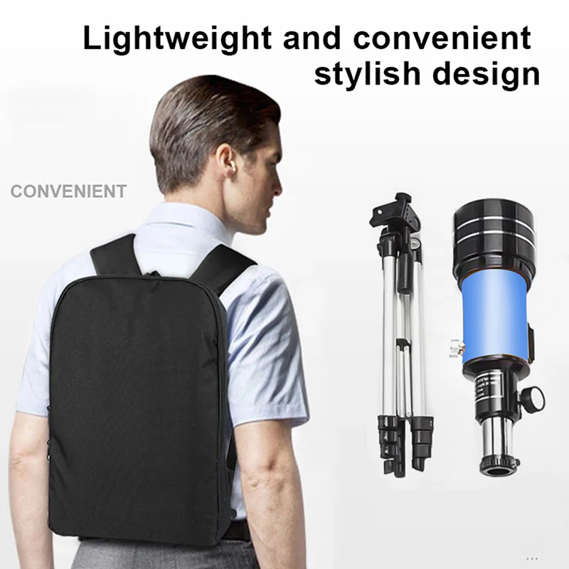 Профессиональный астрономический телескоп HD 150-кратное увеличение портативный