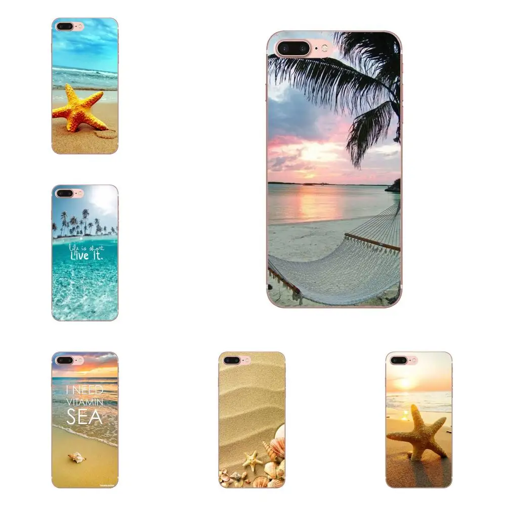 Для Samsung Galaxy S3 S4 S5 Mini S6 S7 S8 Edge Plus S9 S10 S20 Мягкая коробка для звонков летняя морская