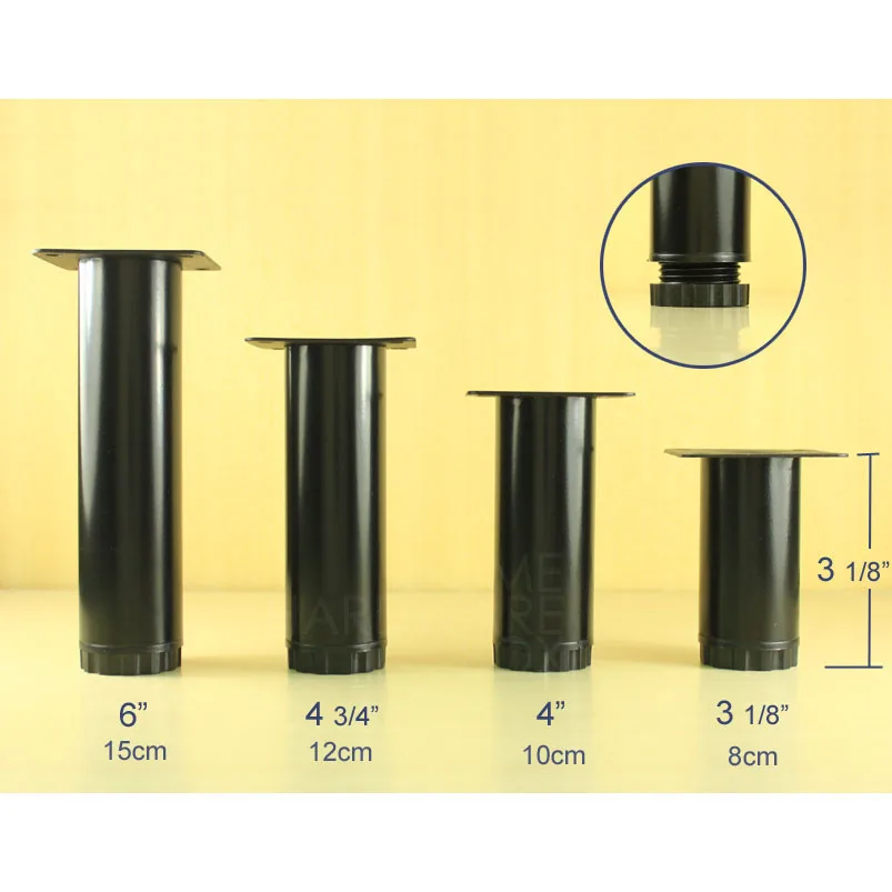 4 шт. регулируемые круглые ножки для кухонного шкафа 10 см | Обустройство дома