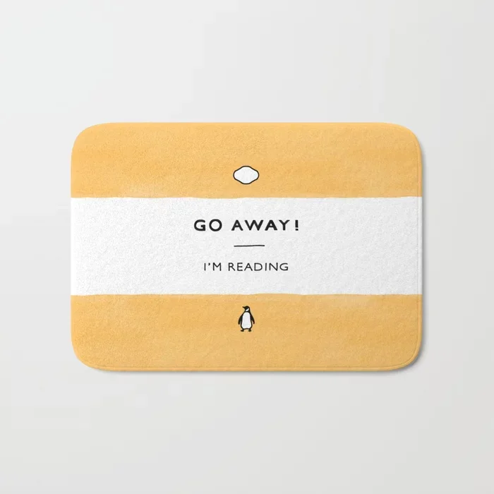 Противоскользящий классический наружный Придверный коврик с пингвином для