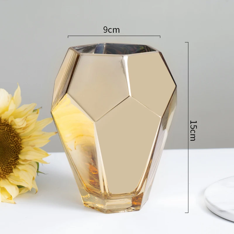 

Minimalist Nordic Vase Glass Luxury Creative Transparent Flower Modern Pot Living Room Wazony Ozdobne Home Decoration ED50HP