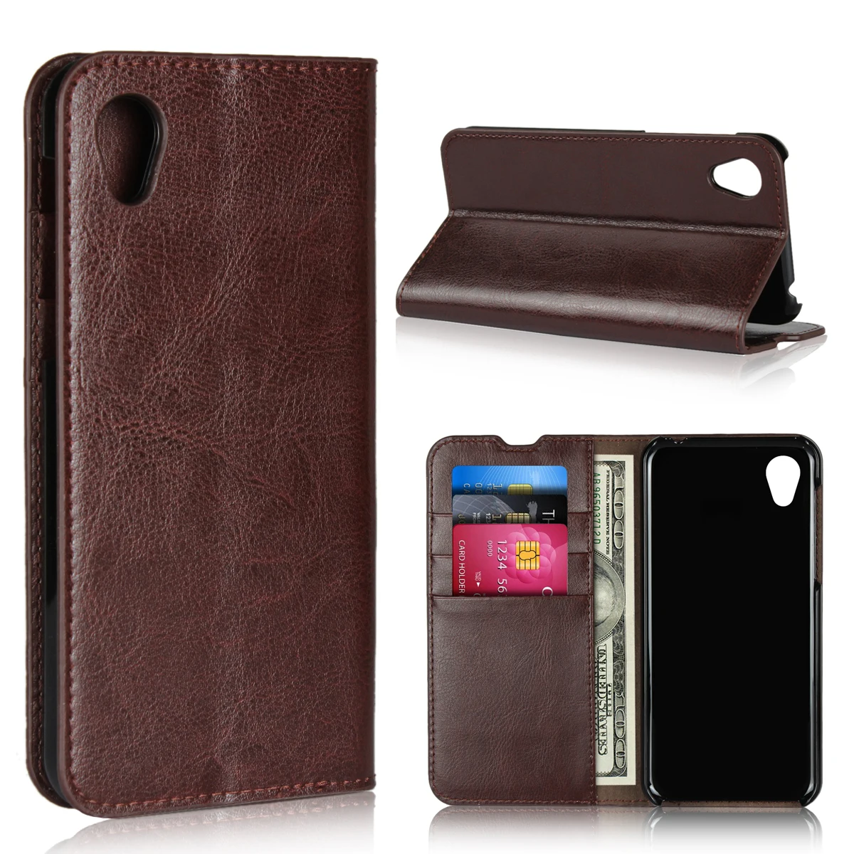 Чехол для Sharp Aquos Sense2 чехол телефона из 100% натуральной кожи SH-M08 SHV43 чехол-книжка с