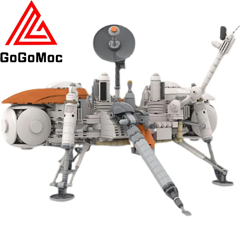

Строительные блоки Lander Viking Space Adventure, модель зонда, строительные блоки Moc High-Tech Mars регистратор Explorer робот, игрушки для детей, подарок