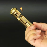 cnc creative handmade brass retro oil kerosene lighter aviation aluminum cigar cigarette accessories torch lighters mens gift