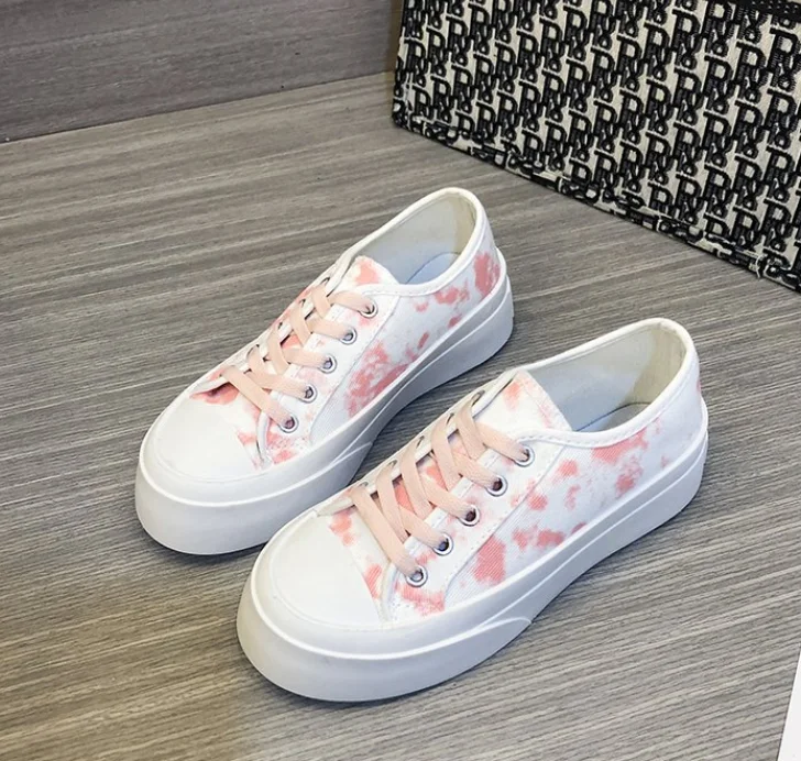 

Fashion Woman's Shoes Spring Summer Colorful Women Casual Shoes Flats Canvas Women Platform Casual Sport Shoes Sneakers Women's