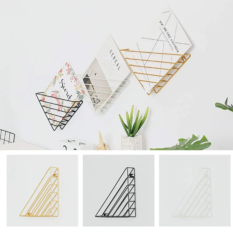 Современная простая настенная книжная полка в скандинавском стиле подвесная