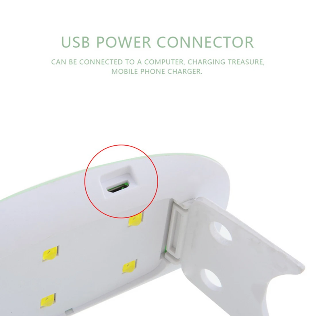 Сушилка для ногтей 6 Вт УФ умная лампа светодиодный Гель-лак автоматическое