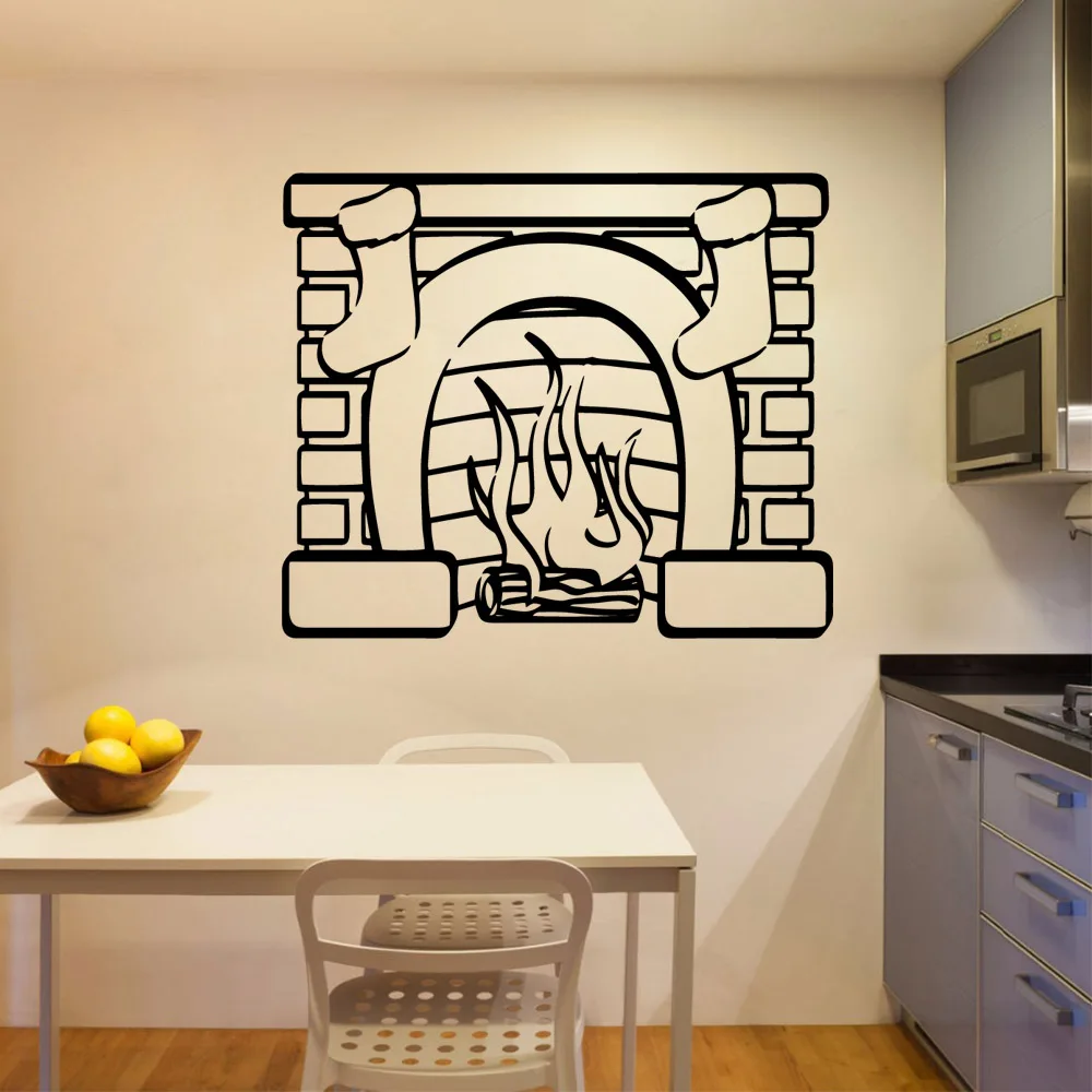 Бесплатная доставка Настенная Наклейка для камина спальни Зеркальная настенная