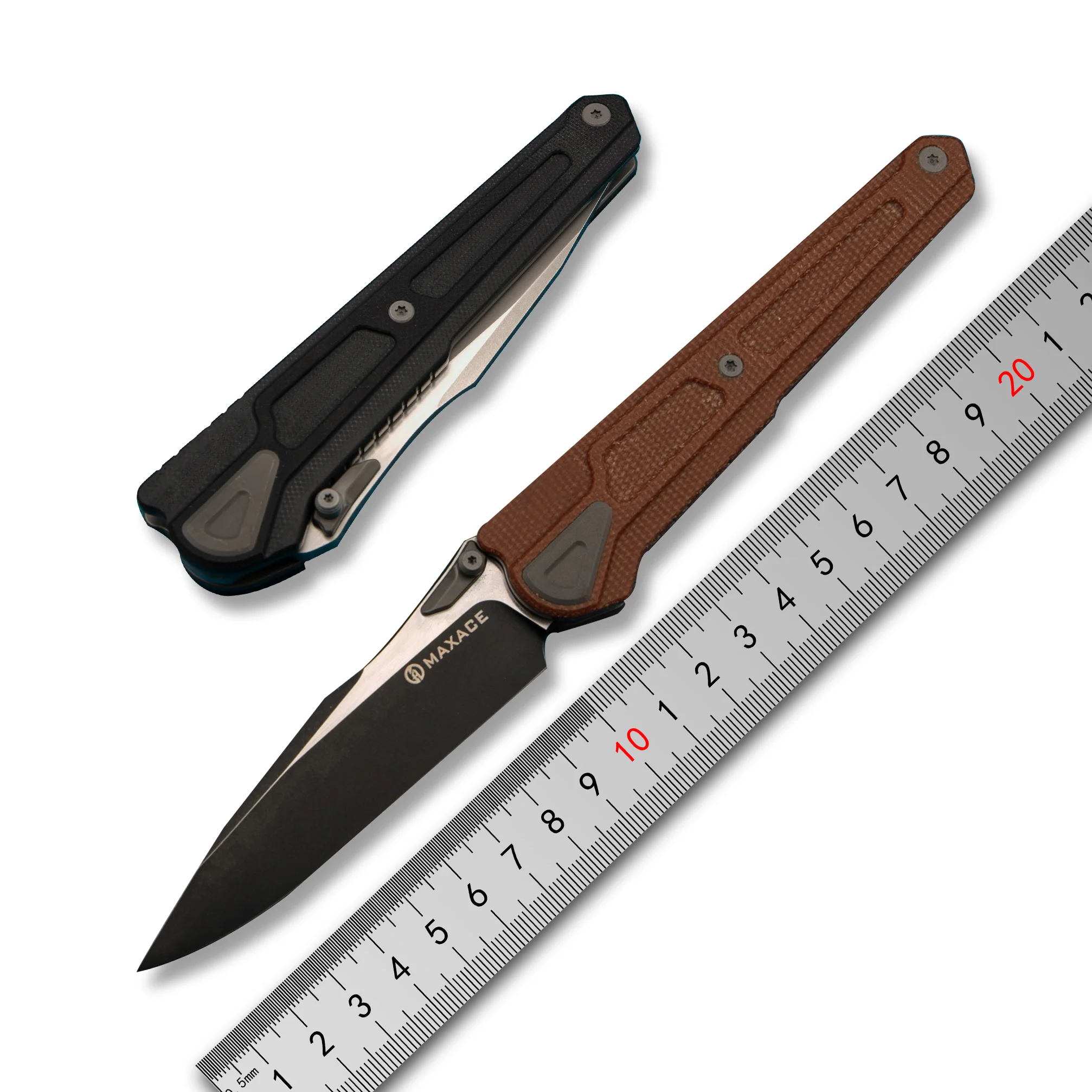 Складной нож Maxace Heron K K110 клинок с реальным лезвием рукоятка G10/ mikata для кемпинга