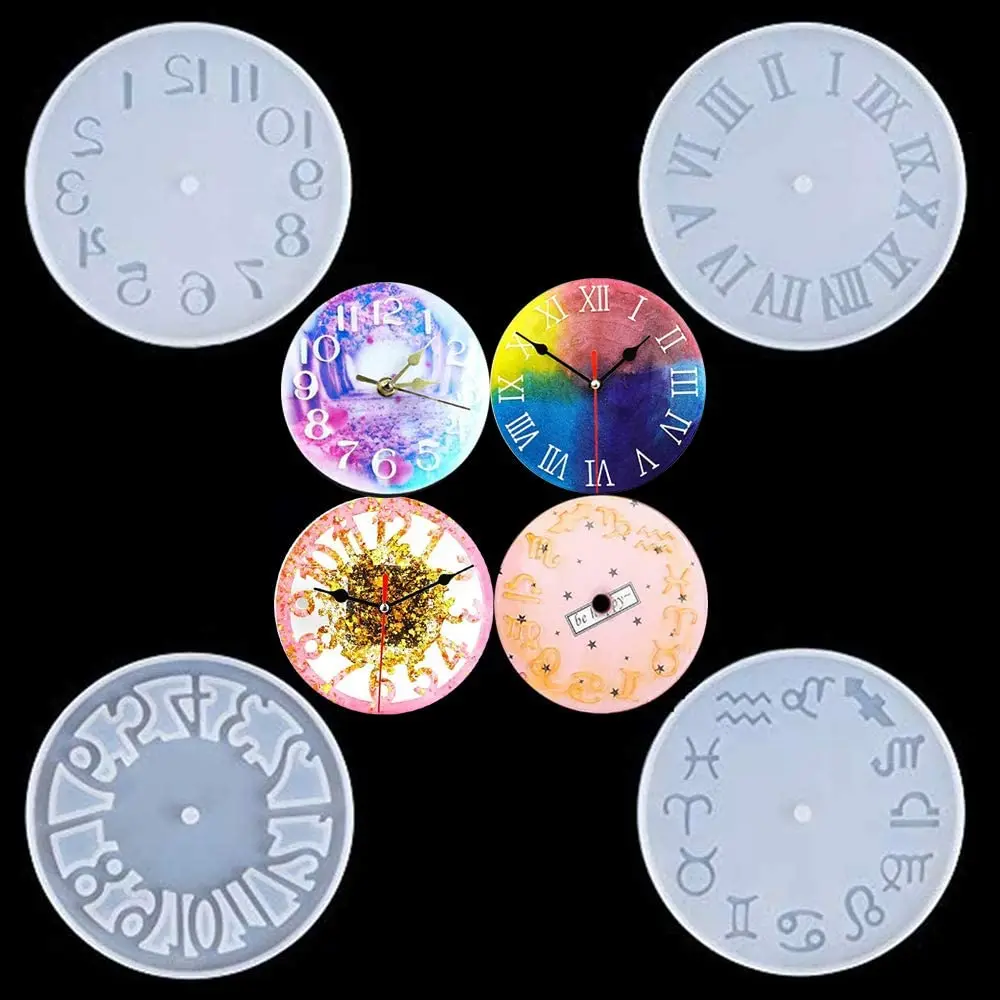 Aibeads DIY клеевая форма в виде часов большая и маленькая кристальная капельная