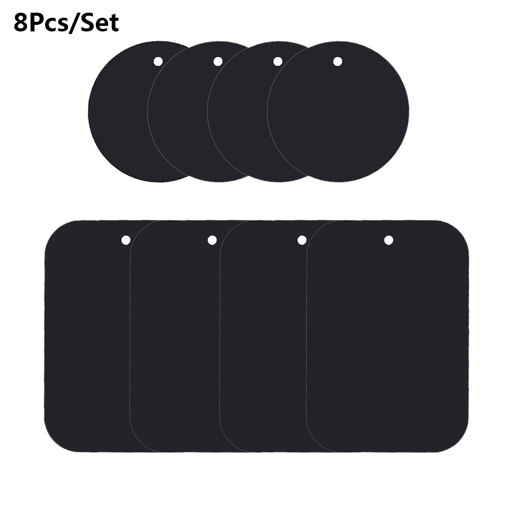 8 шт. круглая прямоугольная металлическая пластина диск для магнитного