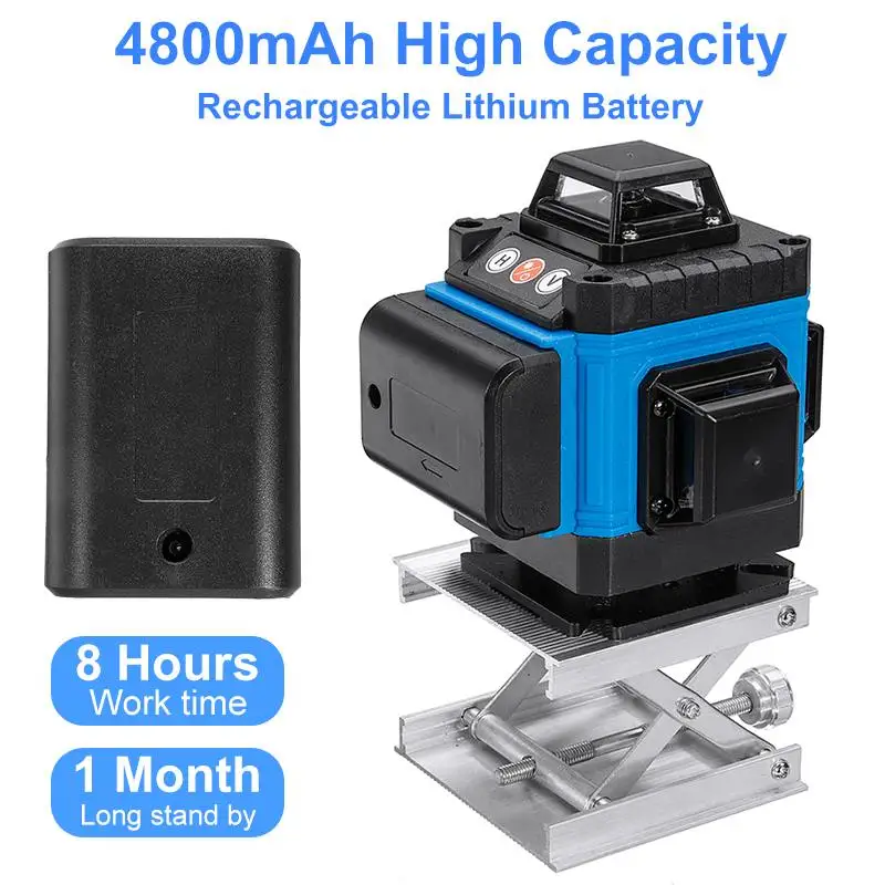 16 линейный 4d лазерный уровень зеленые линии самонивелирующийся 360