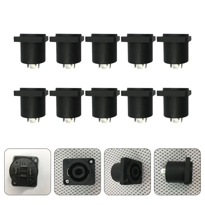 

10pcs Portable Useful Sound Box Socket Audio Bracket Loudspeaker Holder Socket Loudspeaker Socket