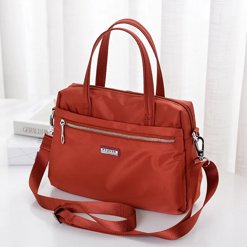 Fouvor 2019 Летняя женская сумка модные водонепроницаемые холщовые сумки из ткани