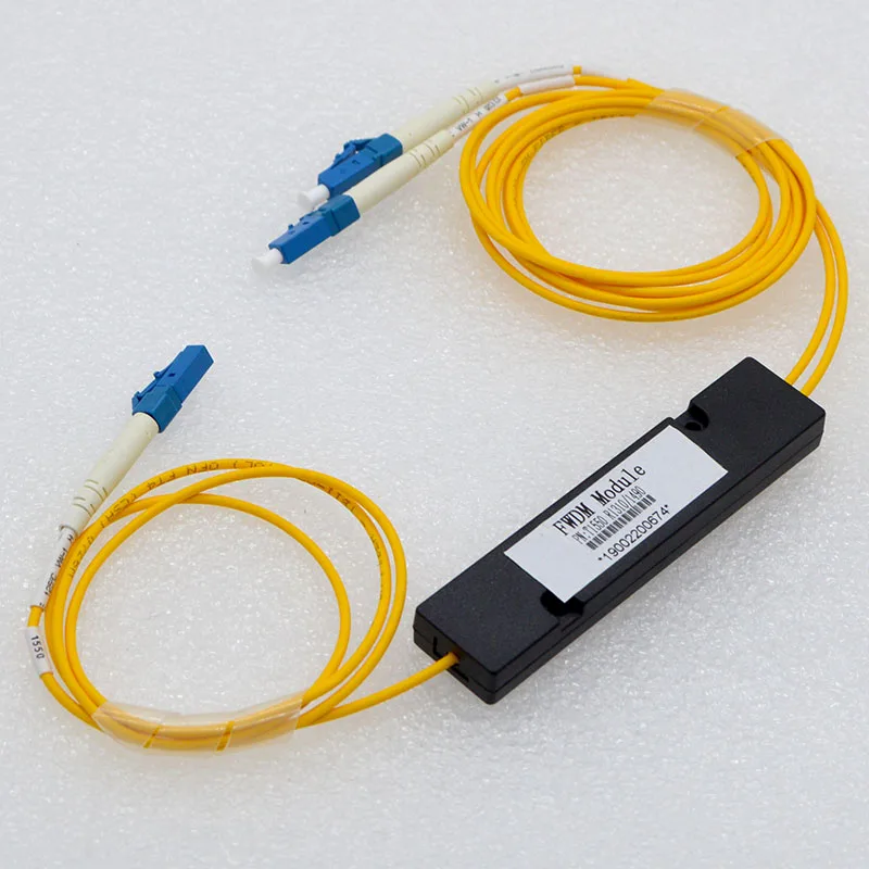 New LC 1:2 Optical Fiber Multiplexer FWDM T1550 R1310/1490 nm LC PC Fiber Optical Demultiplexer Special Wholesale Free Shipping