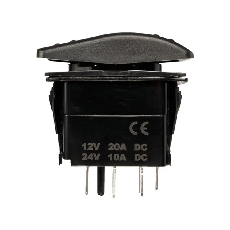 12V 20A лебедка в лебедке выход ON-OFF-ON Кулисный Переключатель 7 Pin Светодиодный зеленый