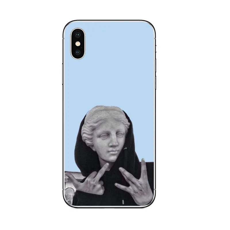 Mona Lisa Van Gogh Phone Case Art Paint Pattern Print for iphone X XR XS MAX 8 7 6 5 6S 5S SE PLUS soft TPU Silicone Cases Cover | Мобильные