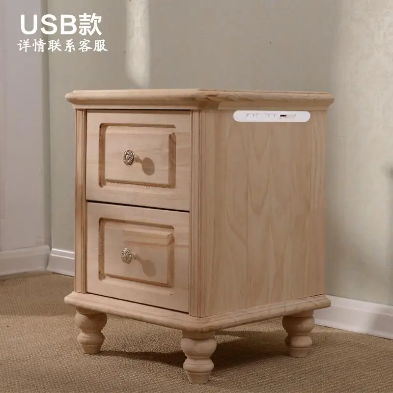 20/30/40cm50 умный прикроватный столик из массива дерева для спальни узкий простой