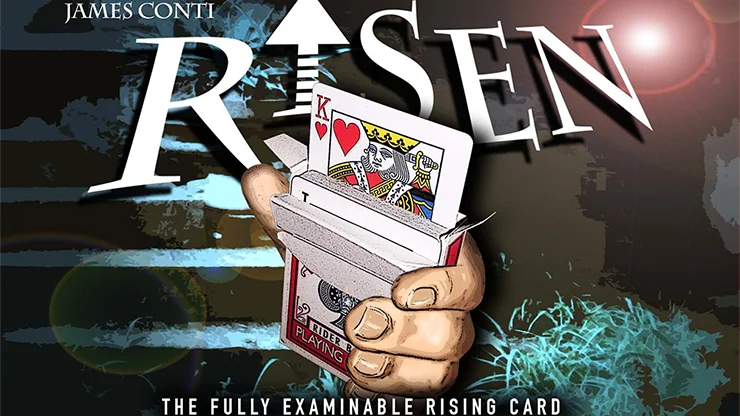 

RISEN By James Conti (Gimmick And Online Instruction),Card Magic Trick,Close Up,Illusion,Fun,Mentalism,Street