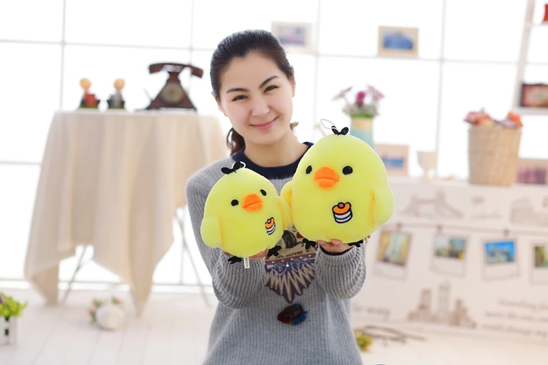 Большой размер Kawaii Rilakkuma Kiiroitori плюшевая анимэ Кукла мультфильм маленький желтый цыпленок Мягкие игрушки Подушка красивые подарки