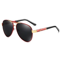 new metal frame sunglasses mens polarized driving glasses brand designer sunglasses outdoor leisure toad mirror uv400