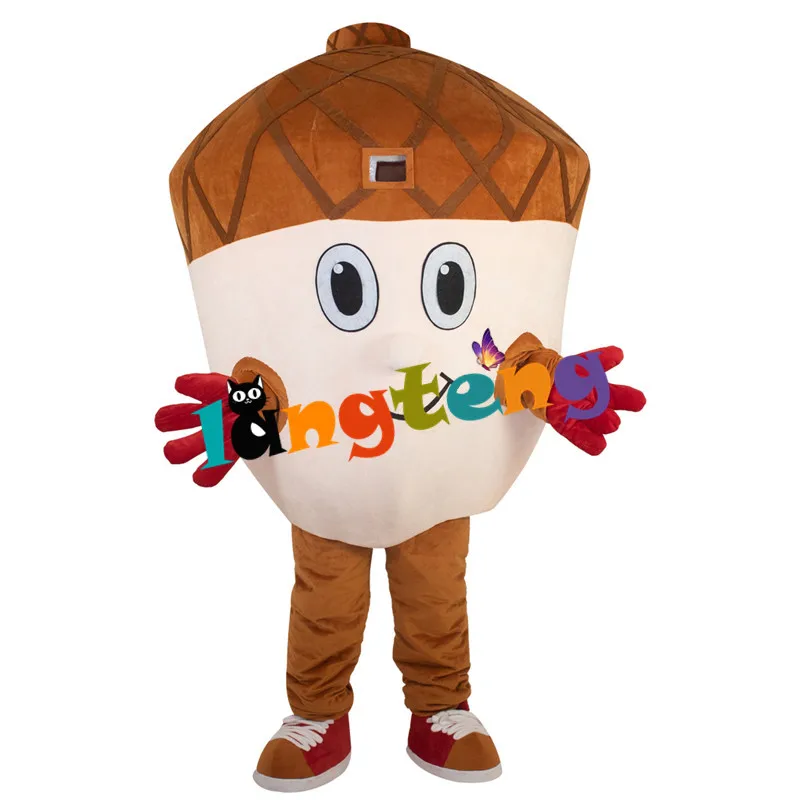 

937 Acorn Hazelnut Filbert Hazel Wood Mascot Costume Adult Kid Size Fancy Dress Cosplay