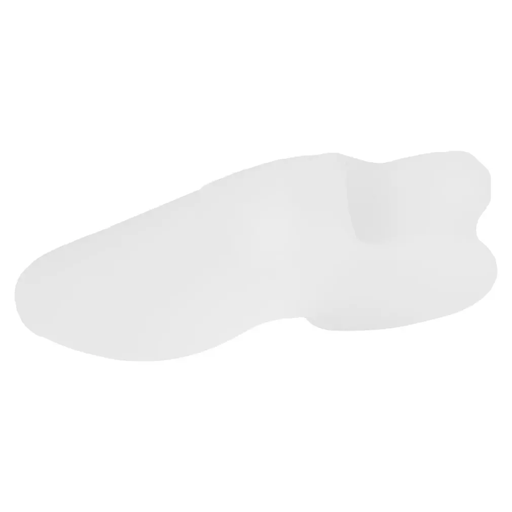 Белый мягкий гелевый разделитель для пальцев ног растяжки выпрямители защита от