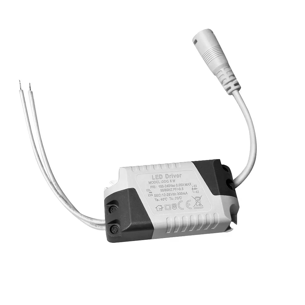 

1Pc New Dimmable/Non-Dimmable LED Light Lamp Driver Transformer Power Supply 6/9/12/15/18/21W