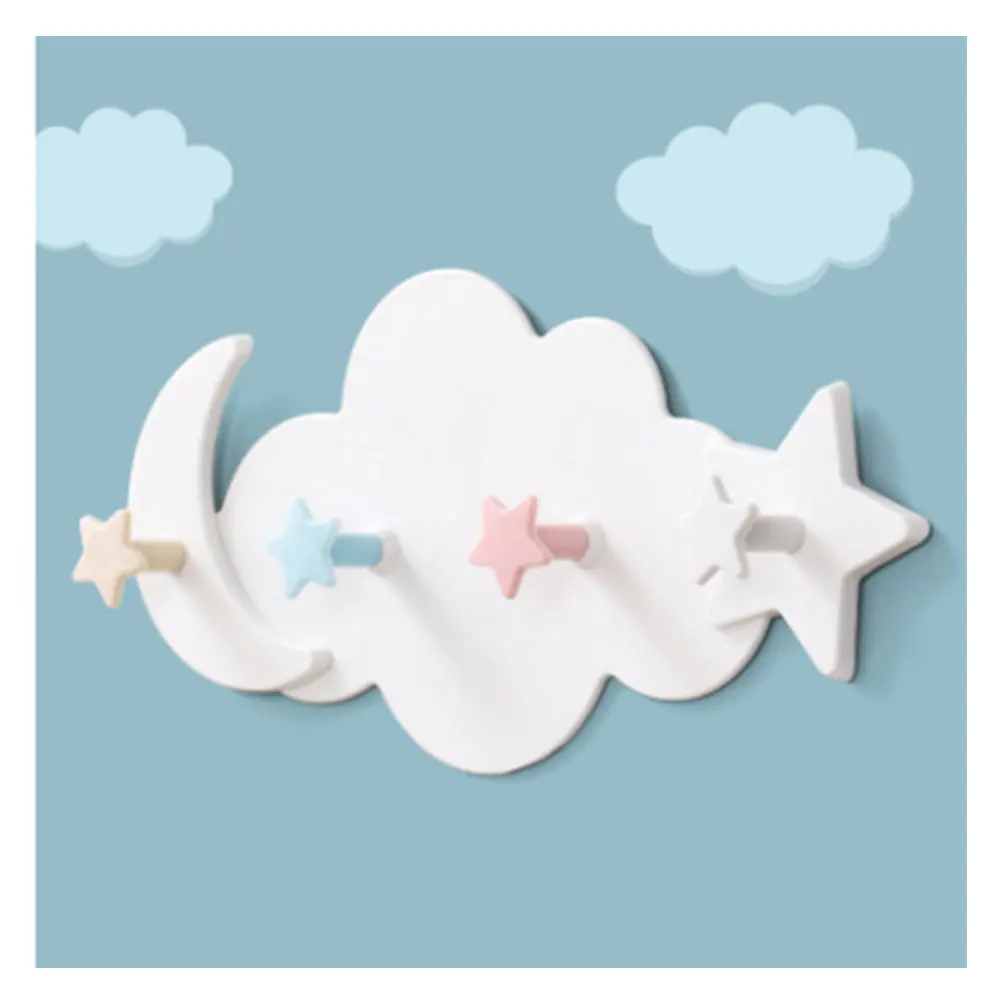 

Cloud cartoon glue hook hanging door after hanging clothes hook bathroom wall line hook without trace strong glue hook