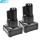 Сменный аккумулятор 6000 мАч для Bosch BAT420 BAT411 BAT412A BAT413A 2607336013 2607336014 12 В, литий-ионная аккумуляторная батарея