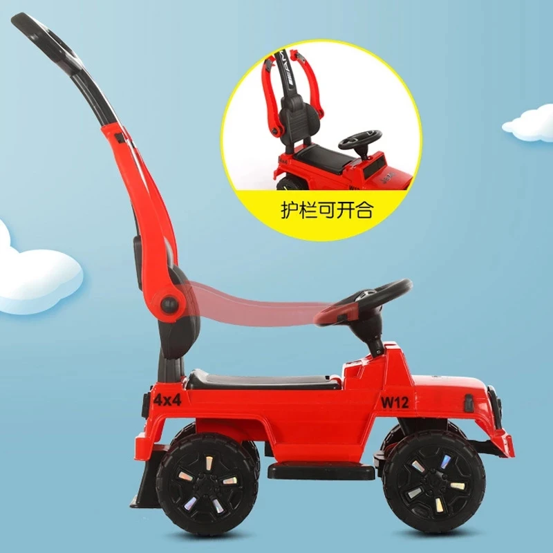 Детские ходунки 3 в 1 детская коляска самокат четыре колеса игрушки для езды на