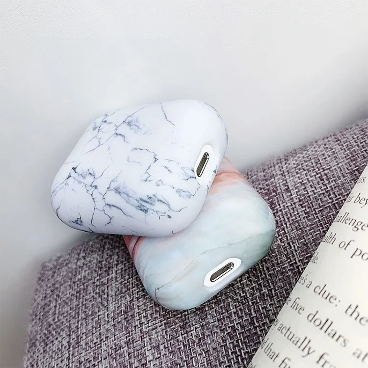 YBD роскошный чехол с мраморным рисунком для AirPods цвета чехол для Apple Airpods Air Pods чехол Coque Funda для Airpod аксессуары