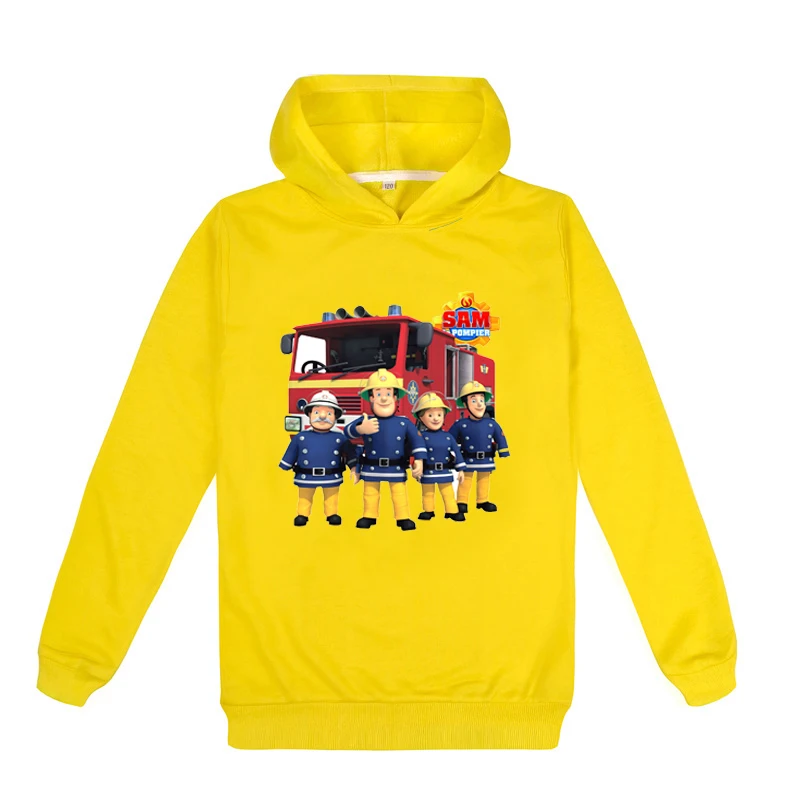 2020 Весна Пожарника одежда Сэм с капюшоном для мальчиков Весенняя куртка девочек