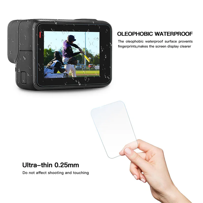 Новинка для GoPro Hero 7 Black 6 5 2018 аксессуары защитная пленка из закаленного стекла Go Pro